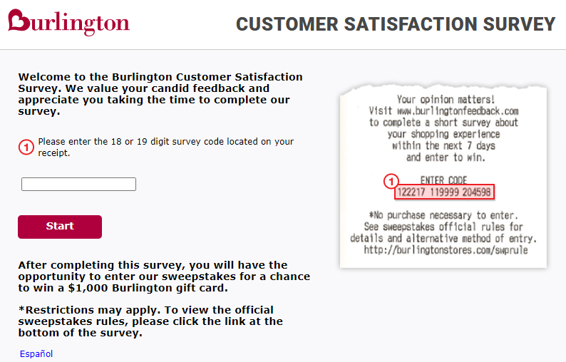 www burlingtonfeedback com survey Image