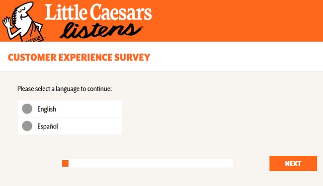little caesars listens survey page image
