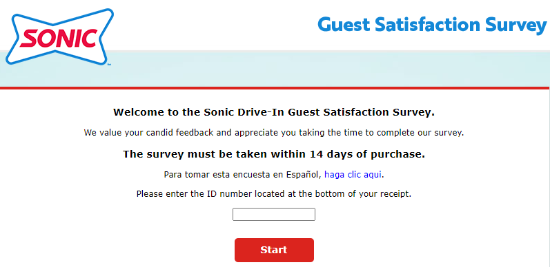 sonic customer satisfaction survey image
